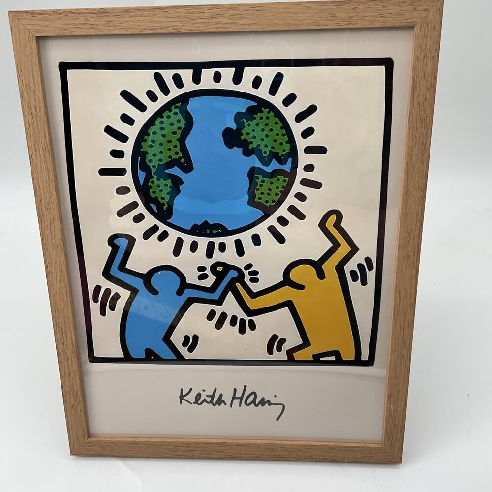 Keith Haring Art Print Untitled (World) The Broad